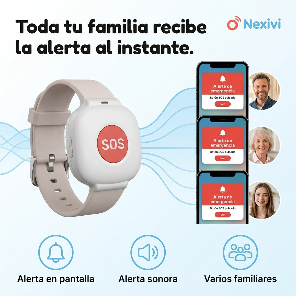 Nexivi™ Brazalete SOS